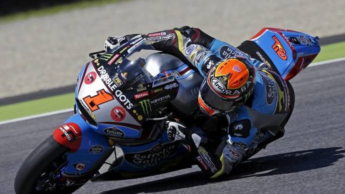 El piloto de Moto 2, Tito Rabat, en el Gran Premio de Italia.