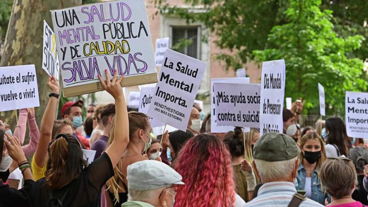 Manifestación en Madrid para pedir un plan nacional. VICTOR LERENA