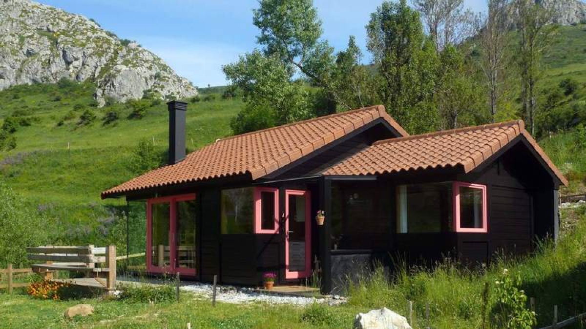 Casas patagónicas en la zona de Maraña, en una imagen de archivo.