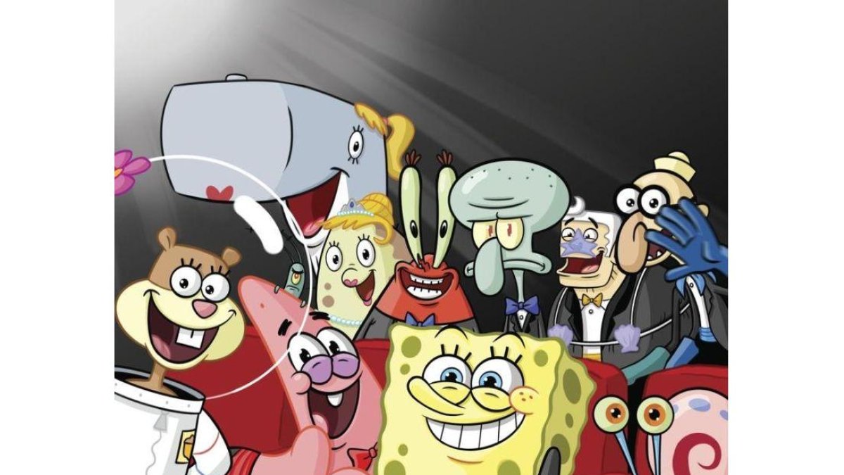 Imagen promocional de la serie de dibujos animados 'Bob Esponja', del canal de pago Nickelodeon.