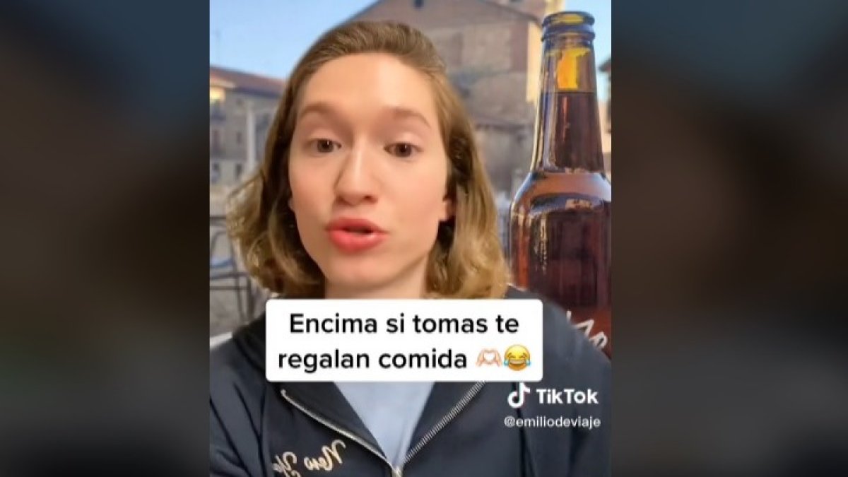 Captura de pantalla del Tik Tok. EMILIODEVIAJE