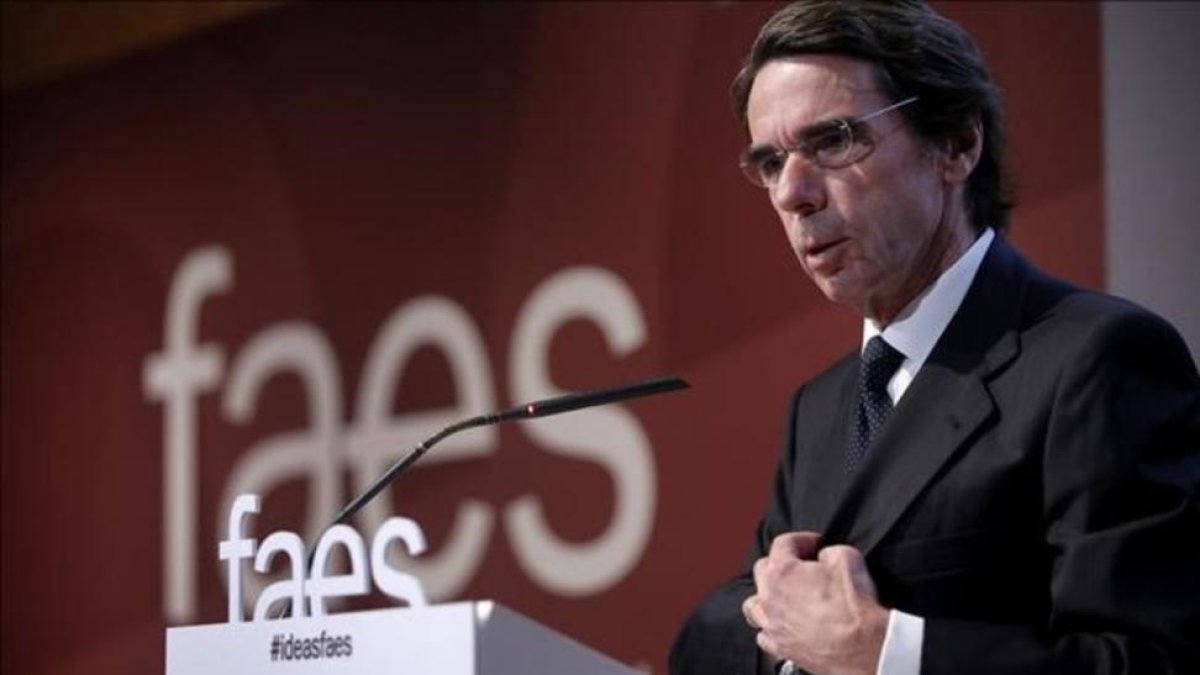 El expresidente José María Aznar