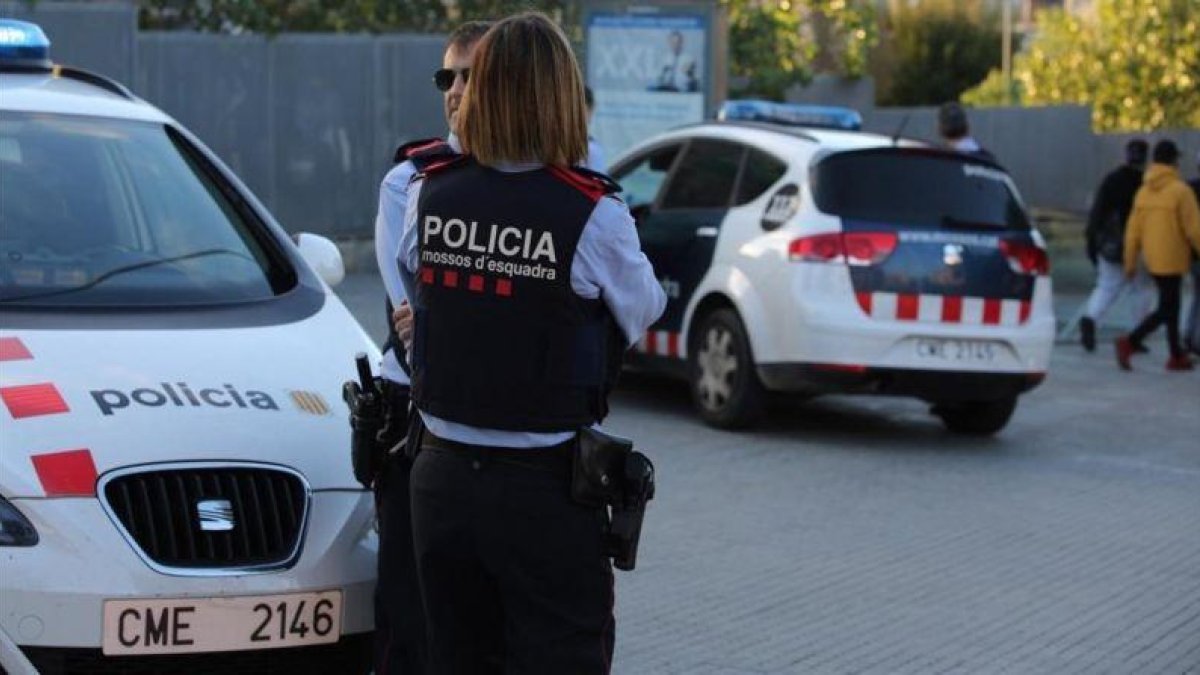 Una patrulla de Mossos dEsquadra.