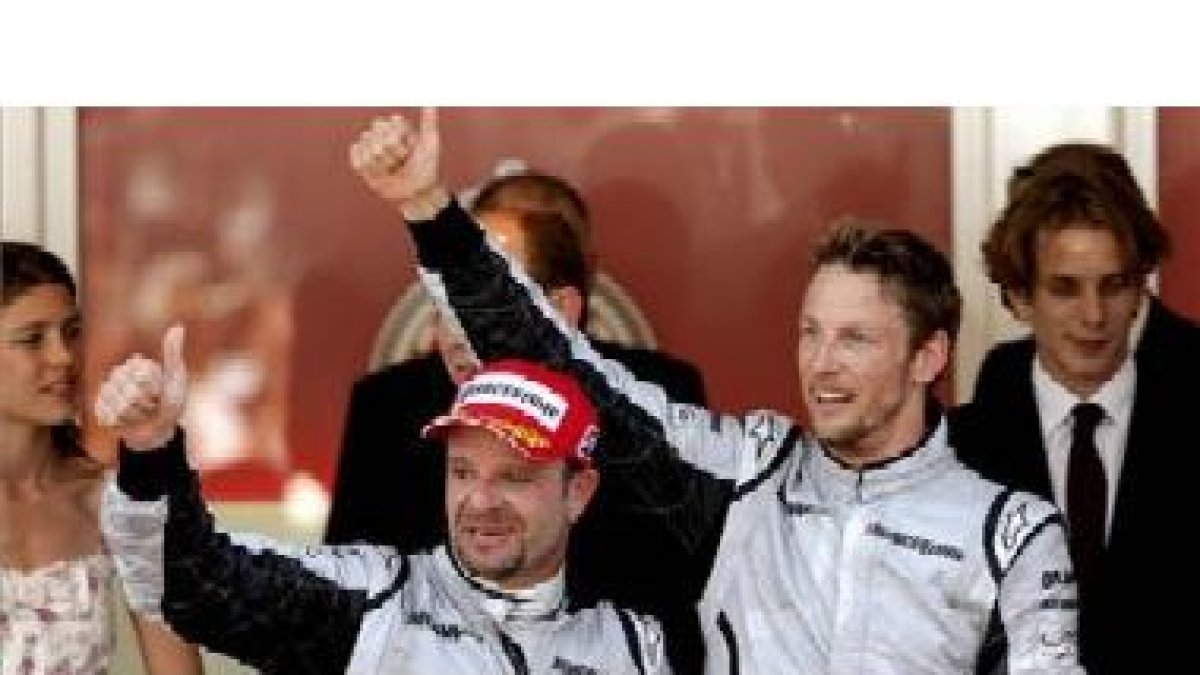 Button y Barrichelo, hoy