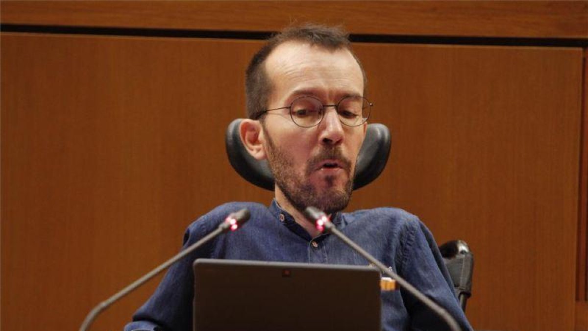 El secretario de Organización y Programa de Podemos, Pablo Echenique.