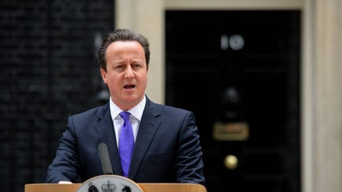 David Cameron, a las puertas de Downing Street, el pasado mayo.