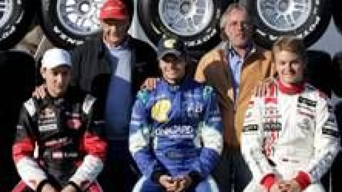 Los ex campeones Lauda, Piquet y Rosberg impulsan a sus hijos en GP2