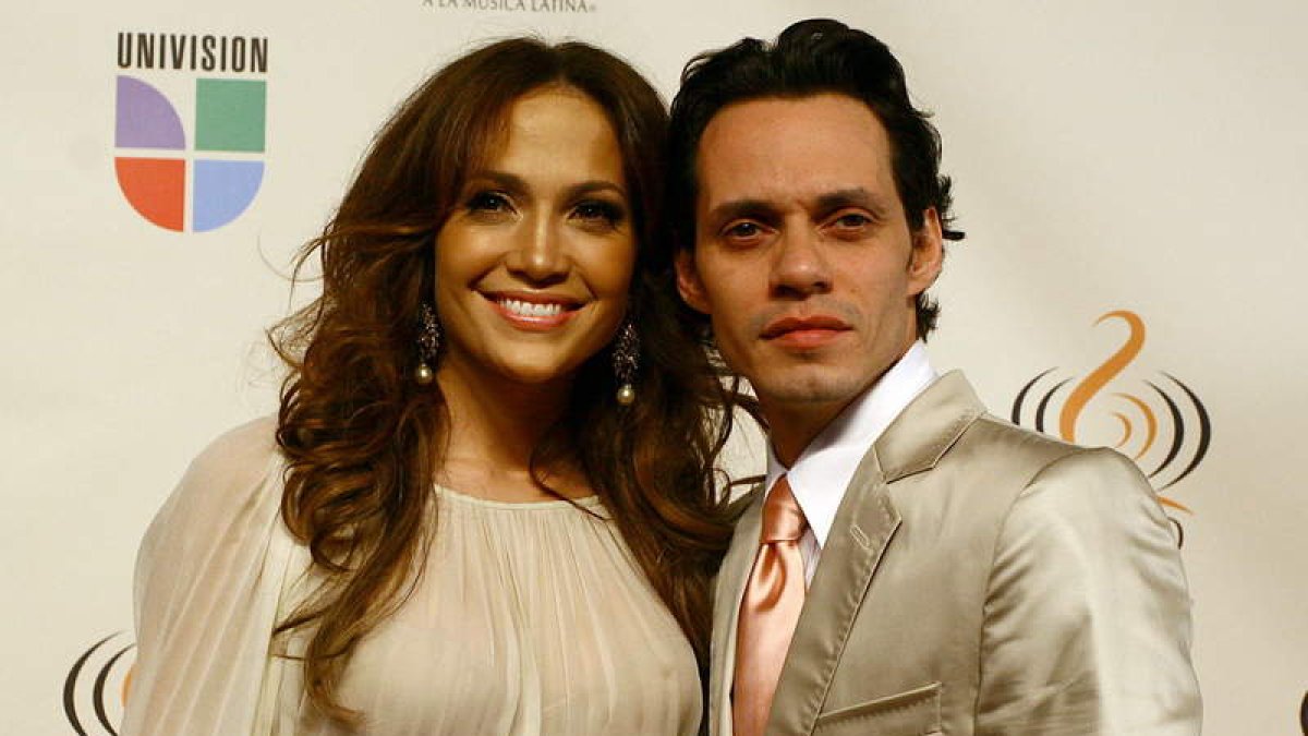Jennifer Lopez y Marc Anthony, en una imagen de archivo.