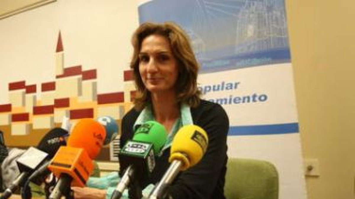 La concejala del PP en el Ayuntamiento de León, Arancha Miguélez