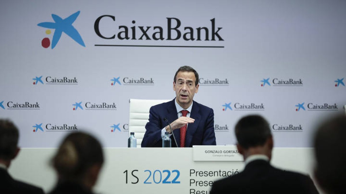 El consejero delegado de CaixaBank, Gonzalo Gortázar. ANA ESCOBAR