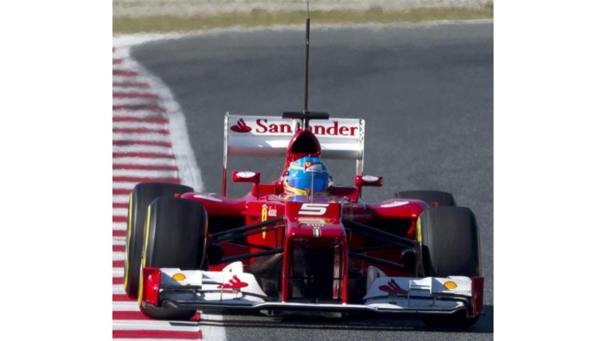 Alonso probará en dos jornadas la fiabilidad del Ferrari.