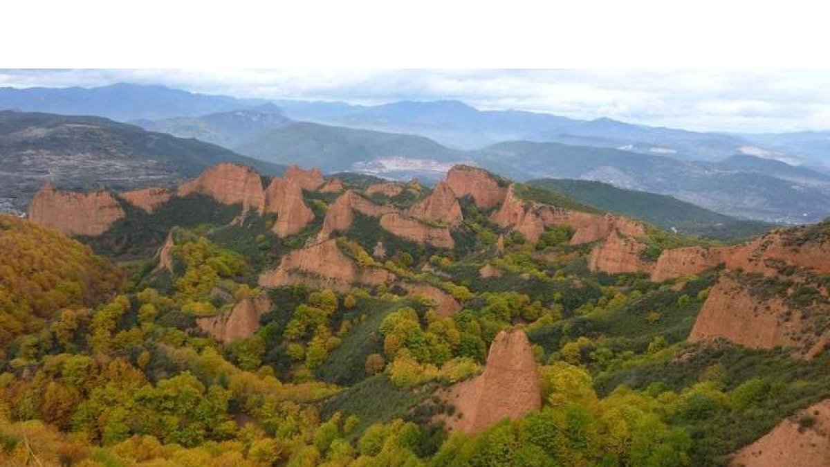 Panorámica de Las Médulas, uno de los espacios olvidados por los presupuestos, según el PSOE.