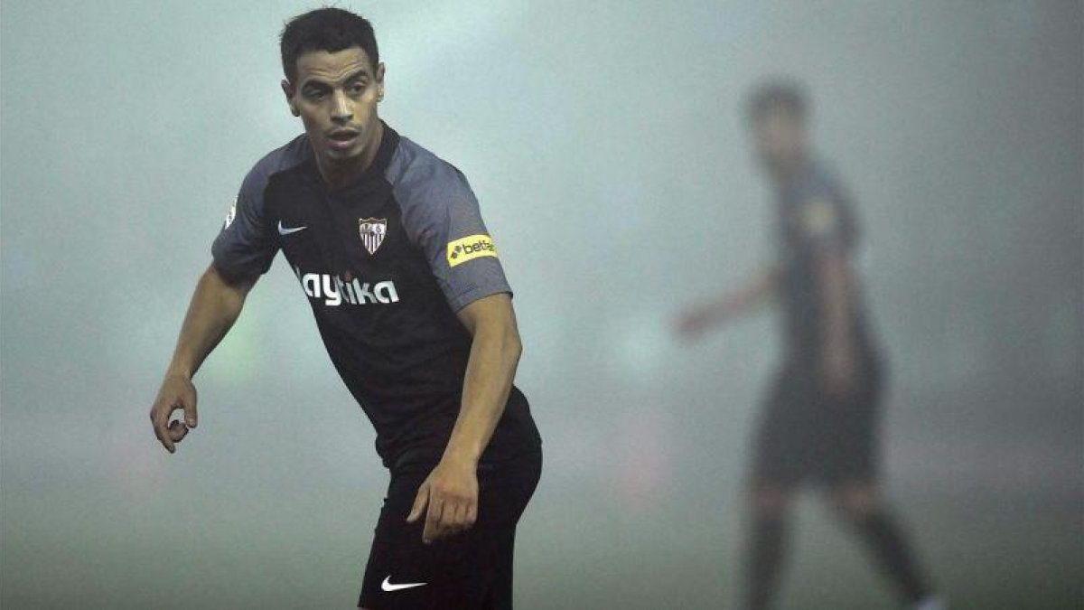 Ben Yedder, en un momento del partido disputado en Leganés este domingo.