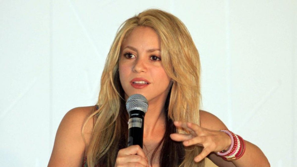 La cantante colombiana Shakira participa en la realización del vídeo de la canción 'La bicicleta'.