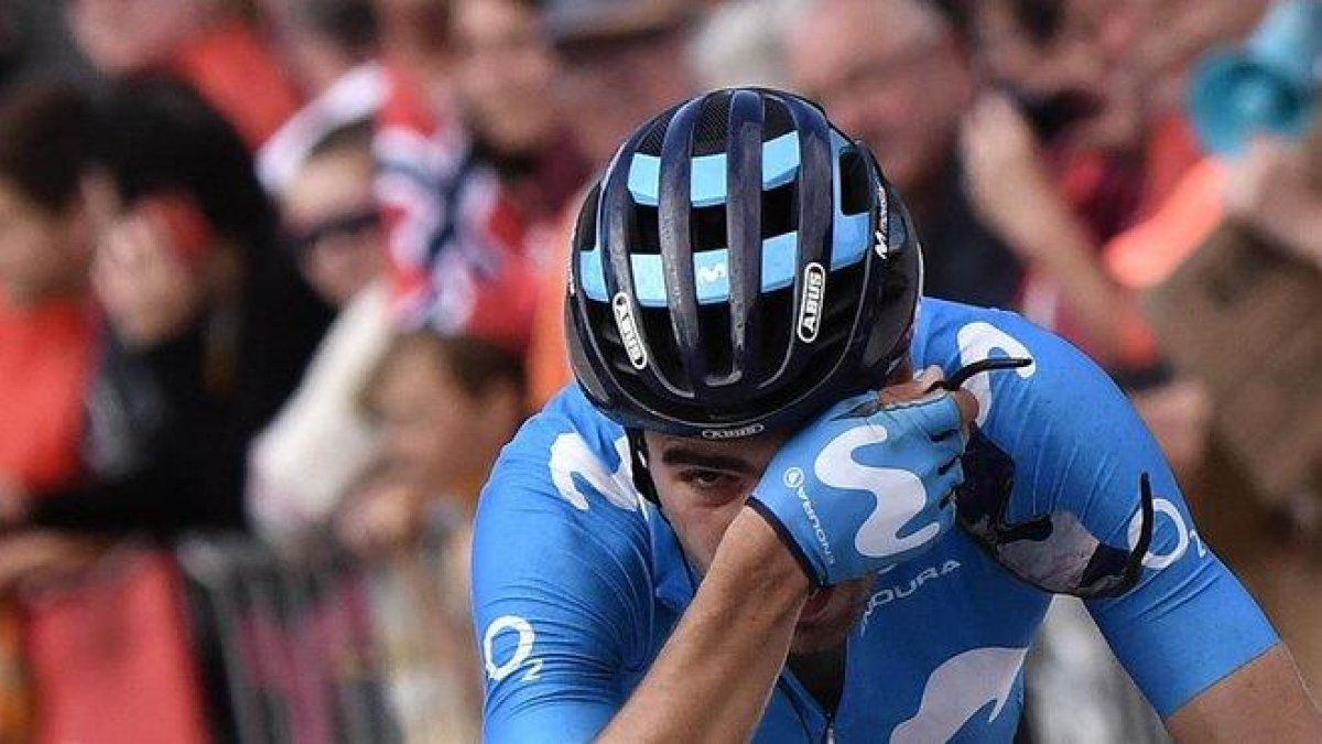 Mikel Landa, en una etapa del Tour de Francia 2019.