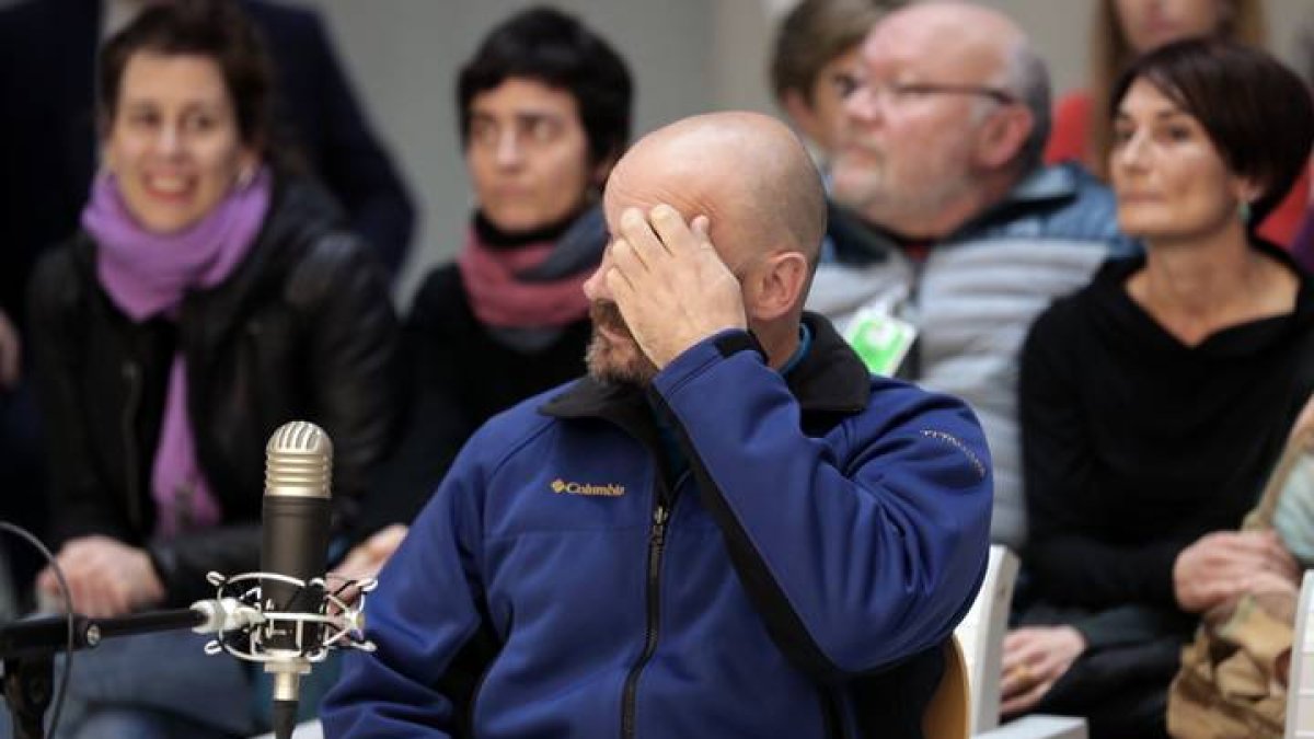 Sergio Polo durante su juicio en la Audiencia Provincial. ZIPI