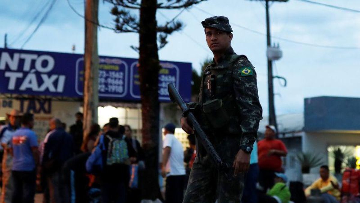La presencia de los efectivos se debe al actual cuadro de inestabilidad en la seguridad pública de Roraima, por la migración de venezolanos.