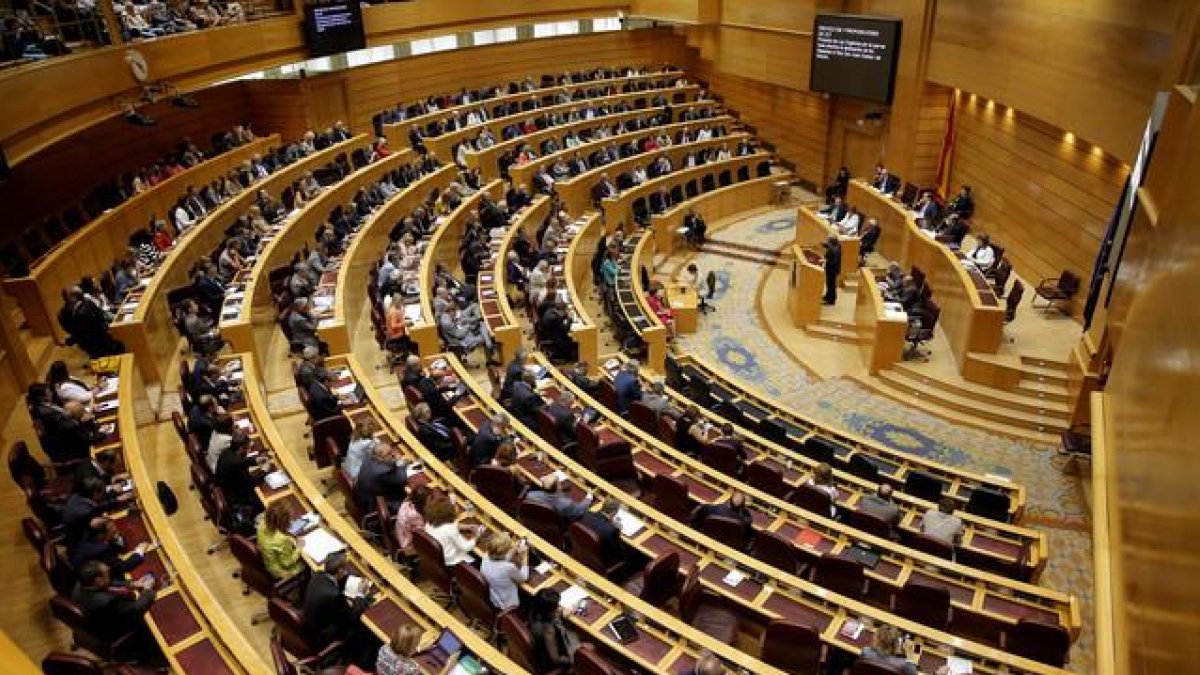 Imagen de una sesión plenaria del Senado.