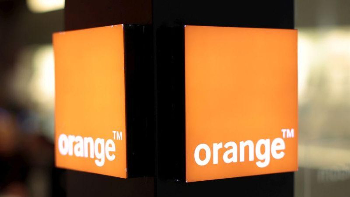 El logo de Orange.