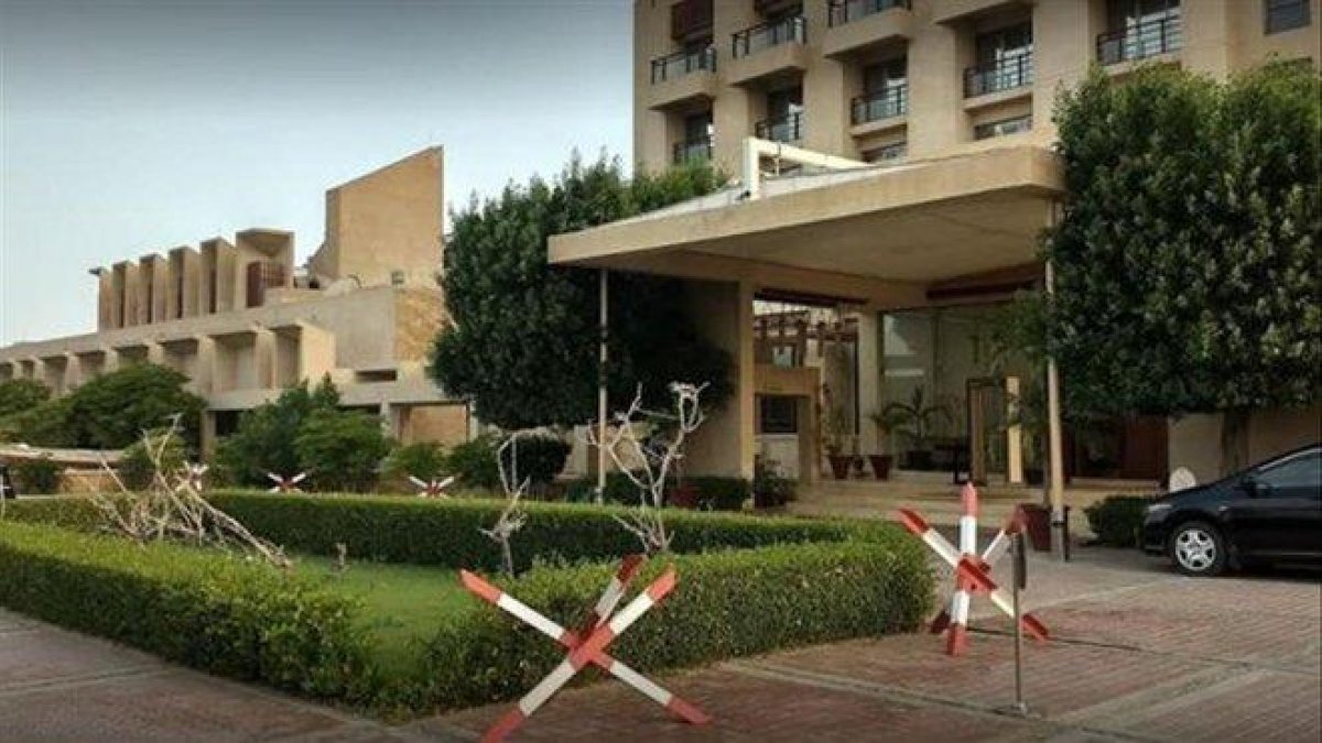 El Hotel Pearl Continental en Pakistán, antes de ser atacado por terroristas.