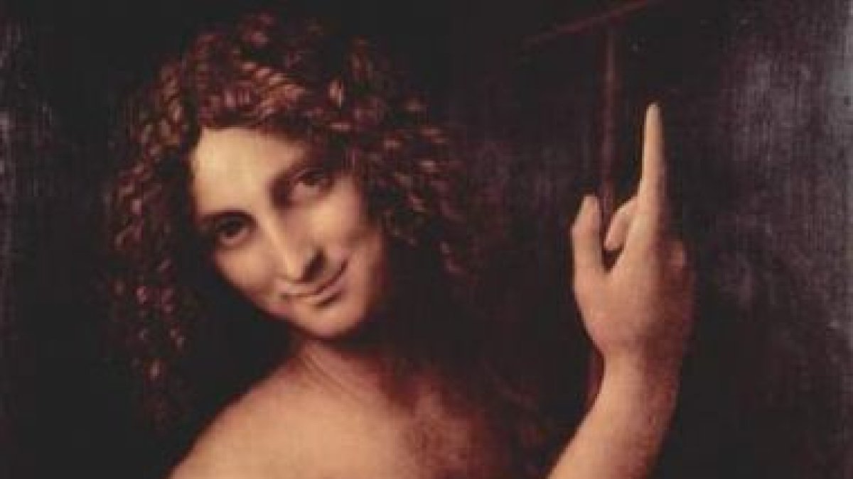 Retrato de El Salai, amante de Da Vinci, que inspiró la Gioconda.