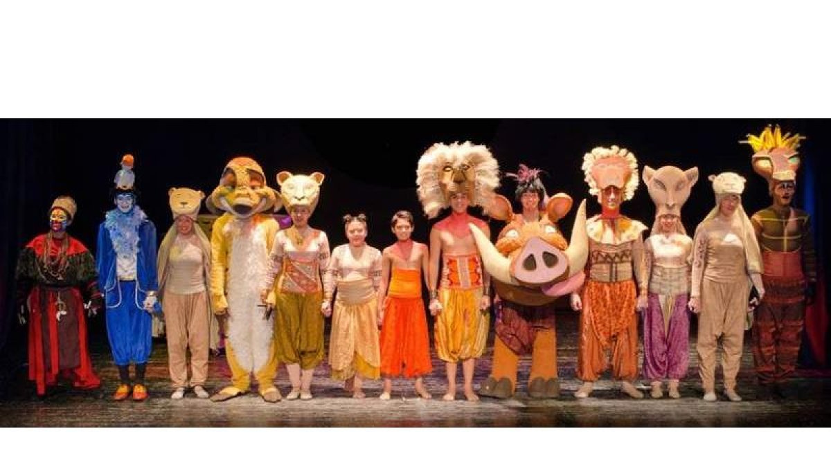 Una escena del musical ‘Vuelve la leyenda. El Rey León’, que llegará a la Plaza de Toros de la capital leonesa el mes próximo.