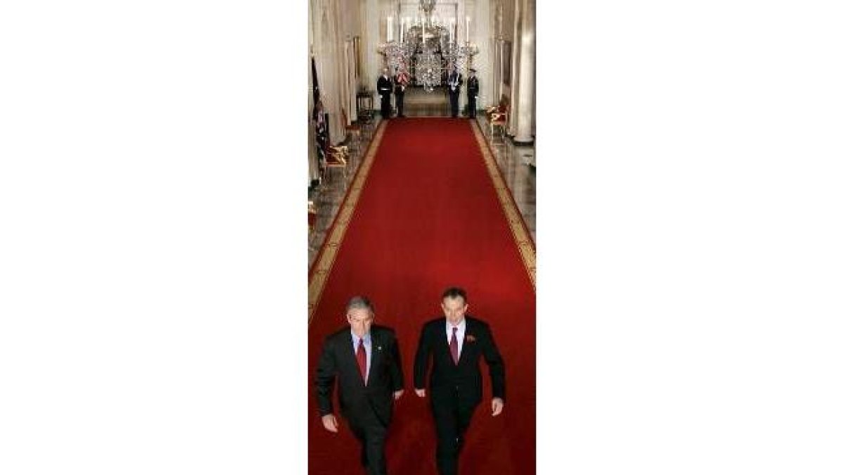 Bush y Blair, en la Casa Blanca el año pasado