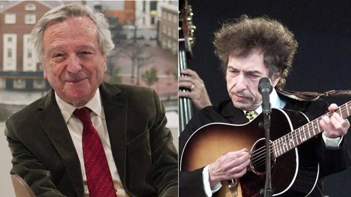 El arquitecto Rafael Moneo y el cantautor Bob Dylan.