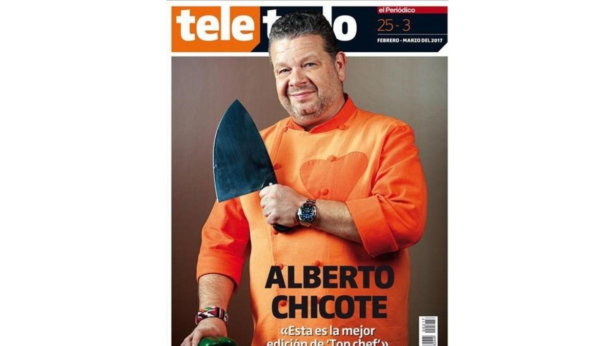 Portada del suplemento 'Teletodo' protagonizada por el chef Alberto Chicote.