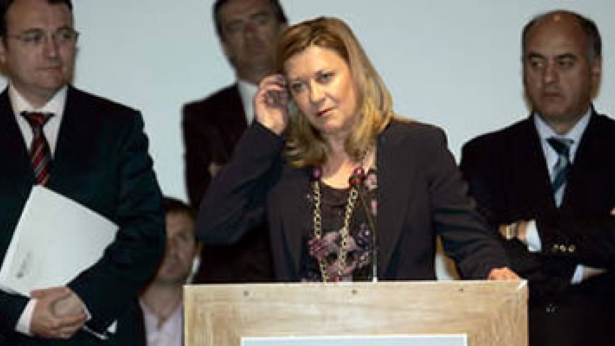 La consejera Pilar del Olmo, durante la presentación de la campaña.