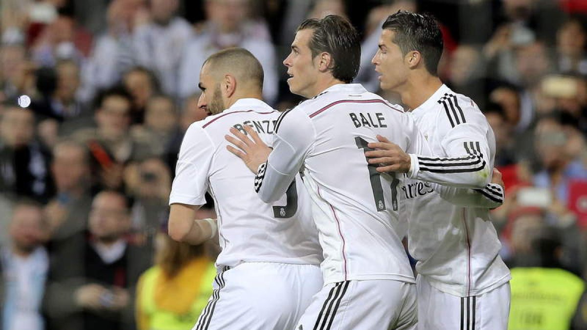 Benzema, Bale y Cristiano volverán a ser titulares en el tridente de ataque contra el Schalke