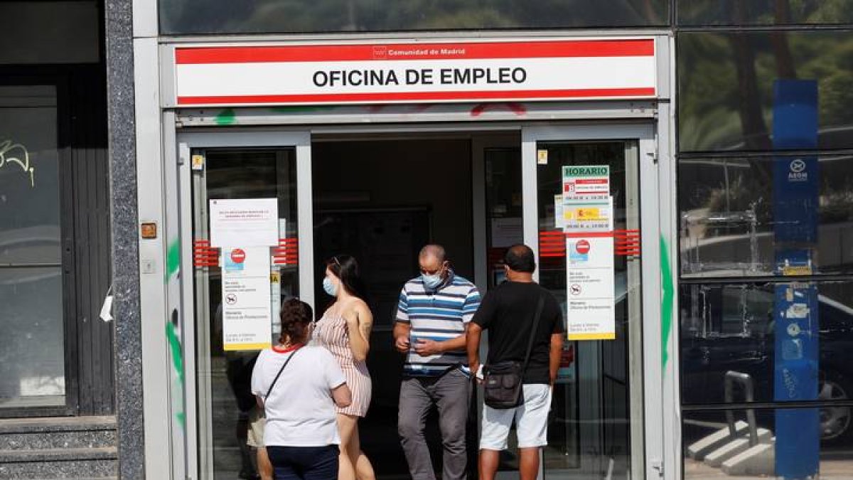 Oficina de empleo en Madrid. JUAN CARLOS HIDALGO