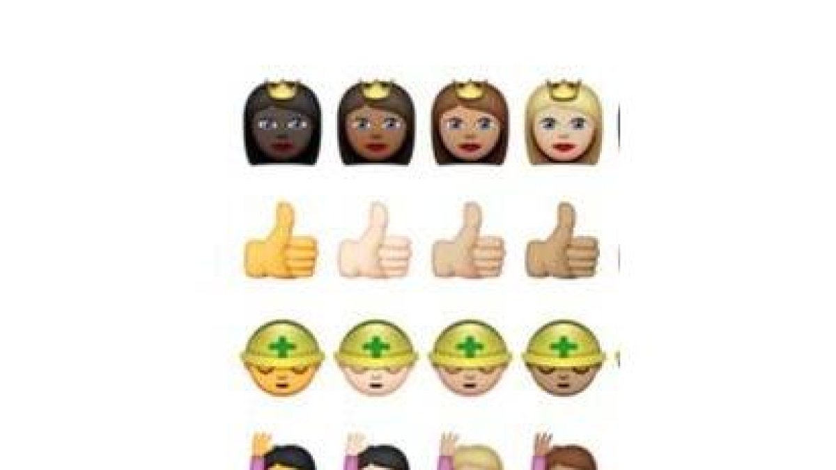 Los nuevos emoticonos de Apple.