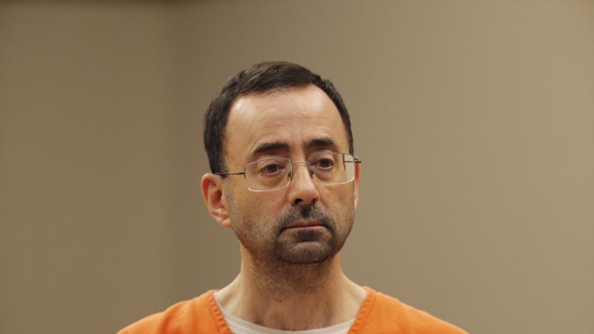 Larry Nassar, durante el juicio.