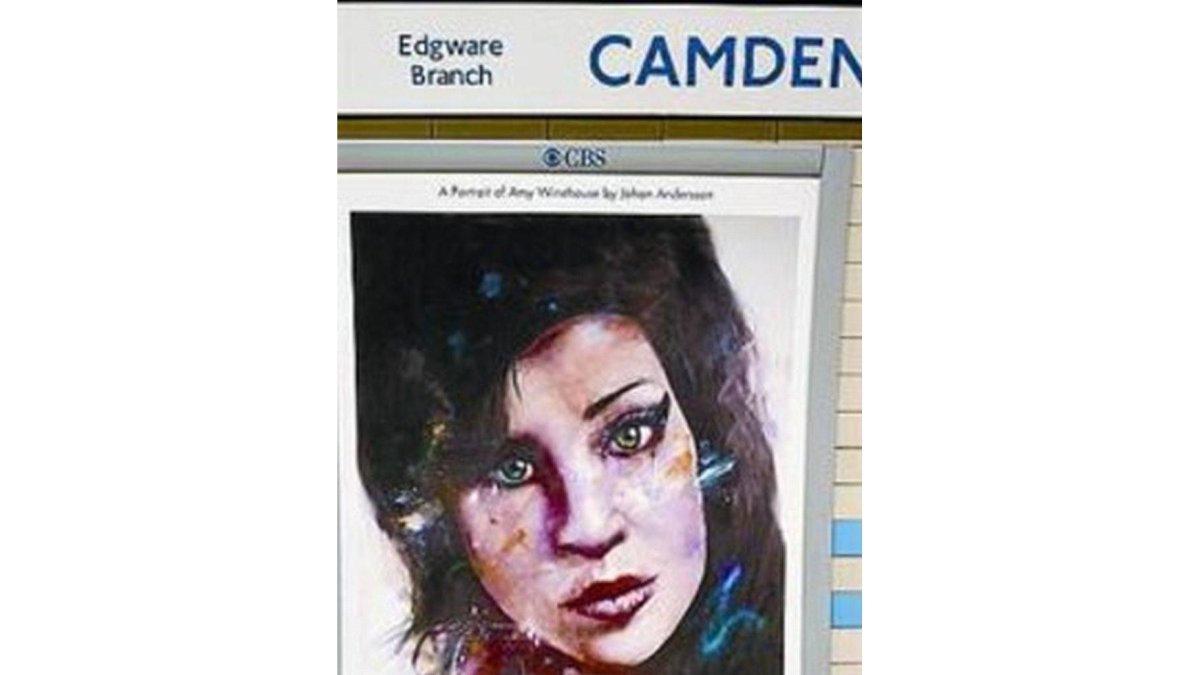 Póster en el metro de Camden