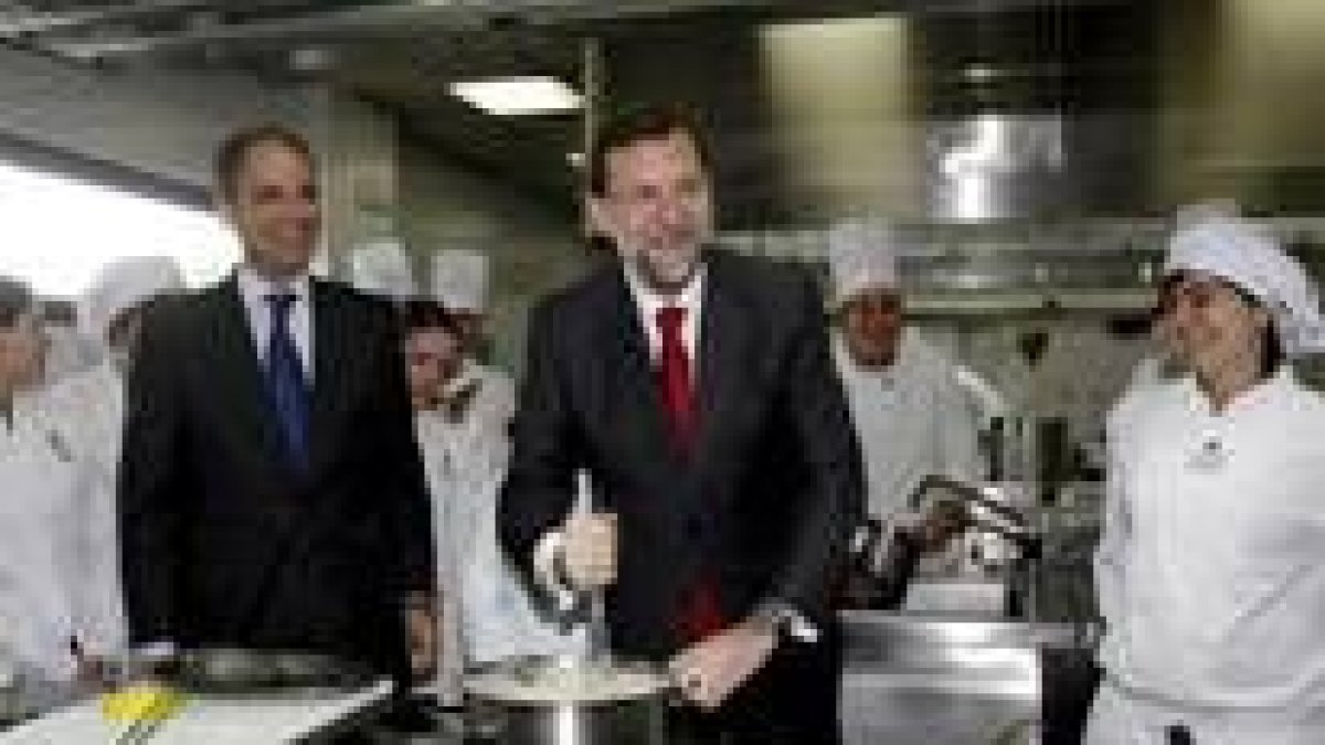 Rajoy, durante su visita al Centro de Desarrollo Turístico de Alicante