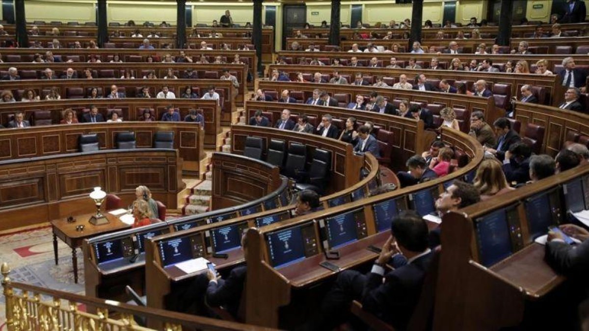 Reunión del pleno del Congreso de los Diputados de este martes.