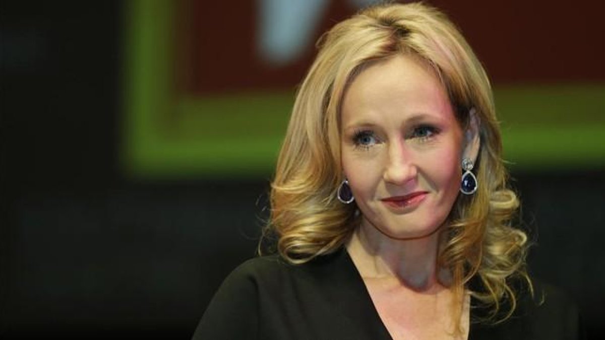 La escritora británica J.K. Rowling.