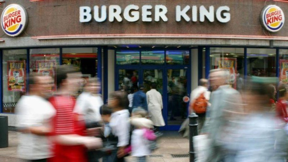 Un establecimiento de la cadena de hamburgueserías en Londres.