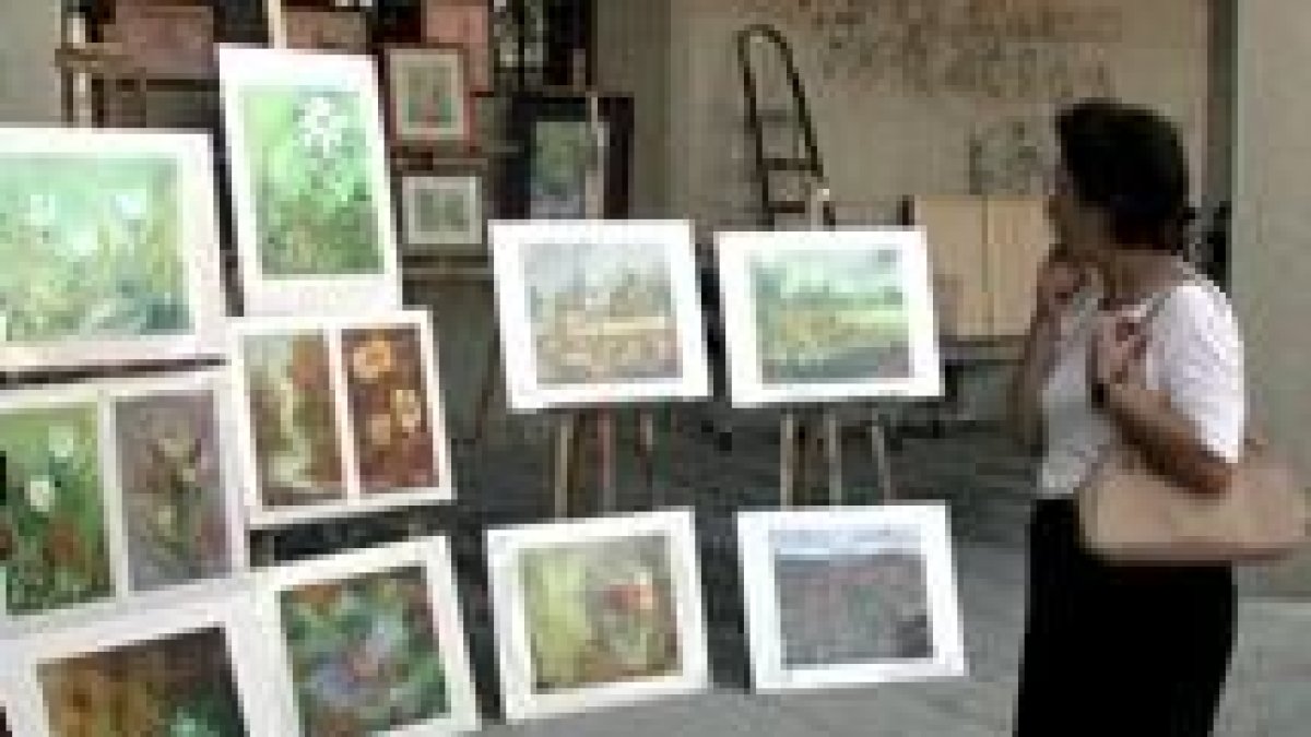 La Feria de la Pintura presentará en La Encina la obra de los asociados a Pintores del Bierzo