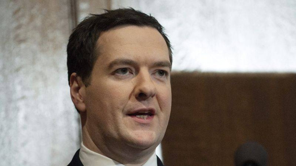 El ministro de Finanzas británico, George Osborne.