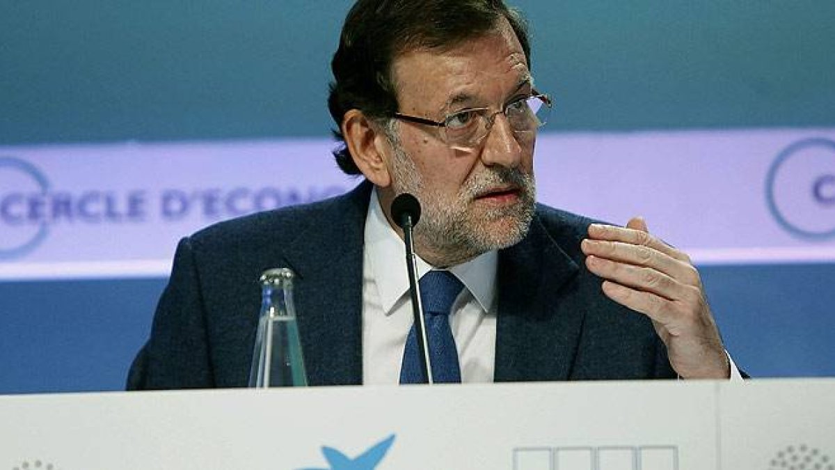 Mariano Rajoy, durante la clausura de la reunión del Cercle d'Economia en Sitges.