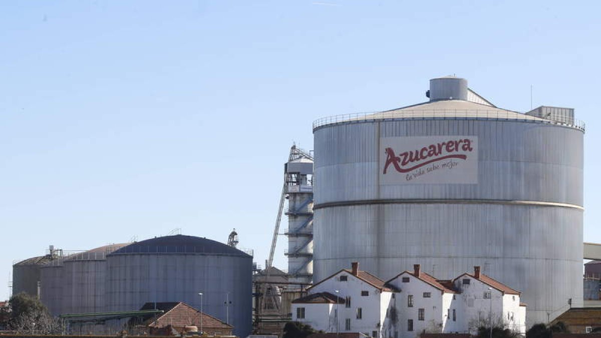 Imagen de la fábrica de Azucarera de La Bañeza. RAMIRO