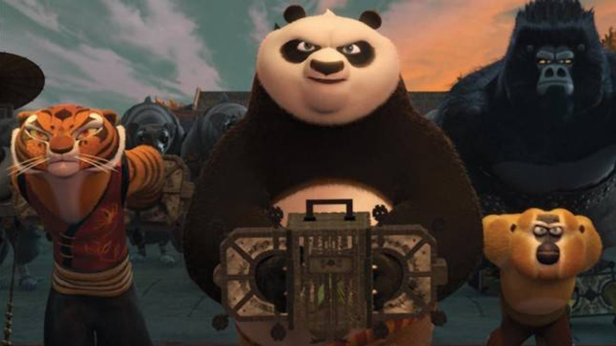 Los personajes de la pelicula 'Kung Fu Panda 2'.
