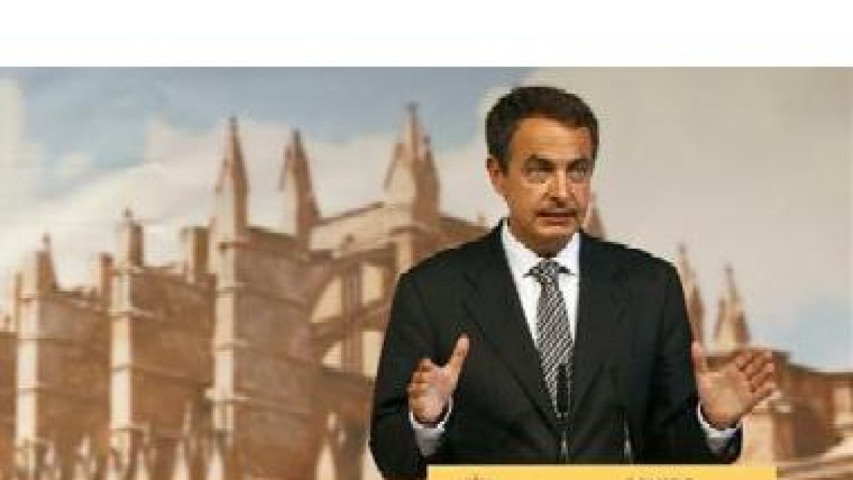 Zapatero, hoy, en Palma de Mallorca
