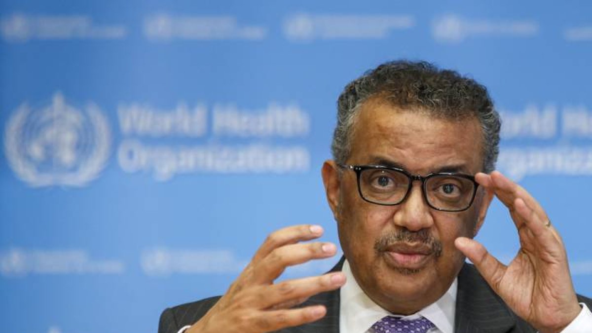 El director general de la Organización Mundial de la Salud (OMS), Tedros Adhanom Ghebreyesus. SALVATORE DI NOLFI