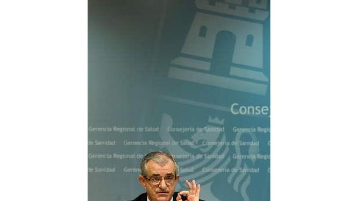 Álvarez Guisasola, ayer durante la rueda de prensa
