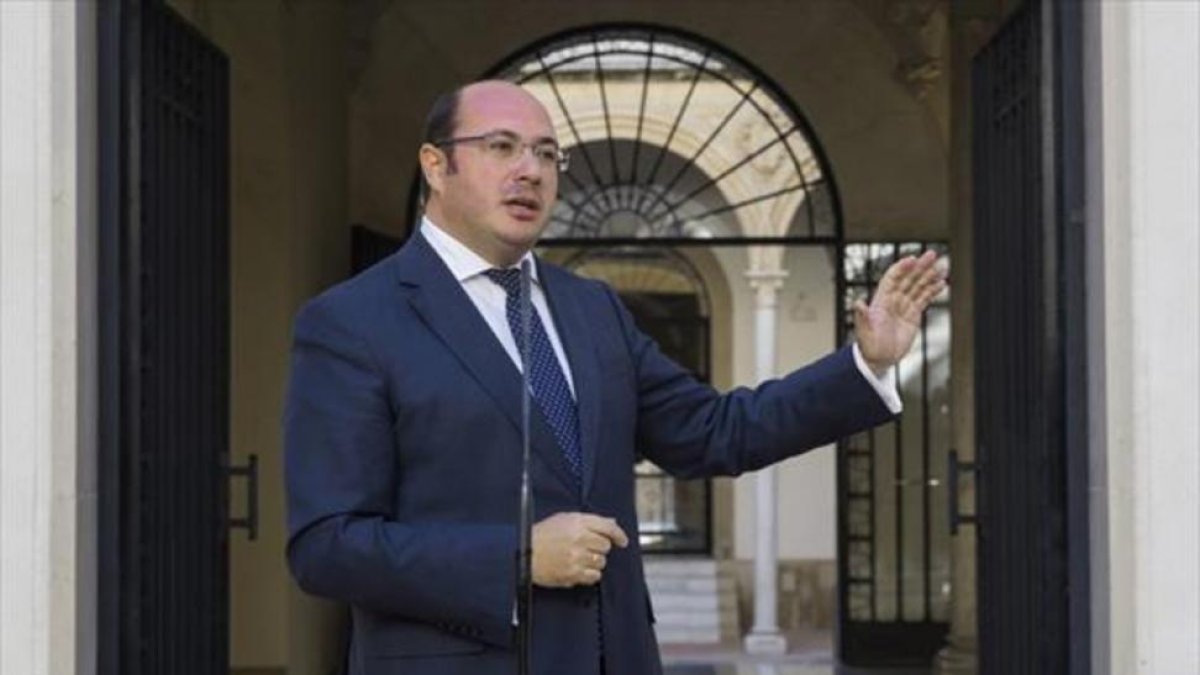 Pedro Antonio Sánchez, presidente de Murcia.