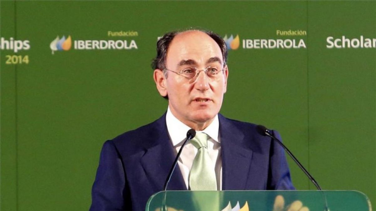 El presidente de Iberdrola, Ignacio Sánchez Galán.