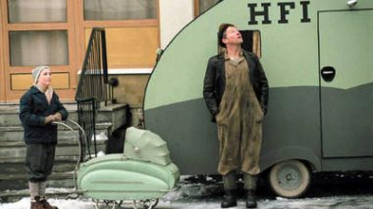 Fotograma de la película «Historias de la cocina», del realizador noruego Bent Hamer, qu